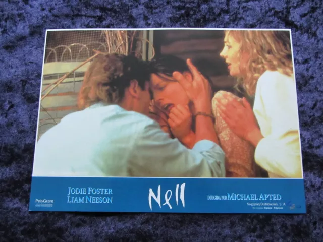 NELL lobby card  # 4 - JODIE FOSTER, NATASHA RICHARDSON, LIAM NEESON