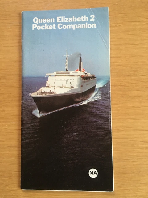 Queen Elizabeth II ship pocket guide 1970’s