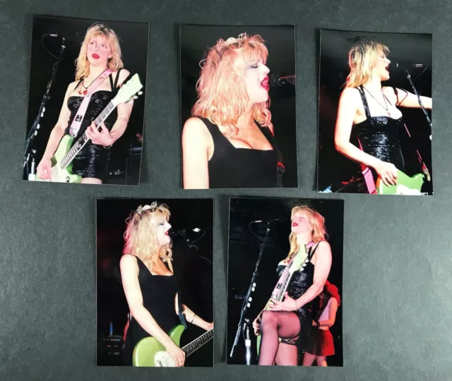 Courtney Love Candid Rock & Roll Concert Photo  Nirvana Lot of 5  lion-10-