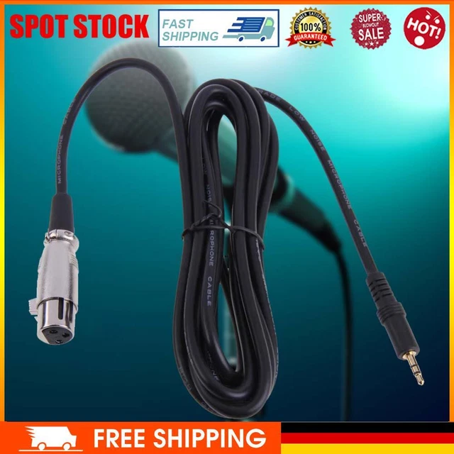 Neue XLR 3 Pin Buchse auf rechten Winkel 1/8 XLR3F, rechtwinklige 3,5 mm TRS für