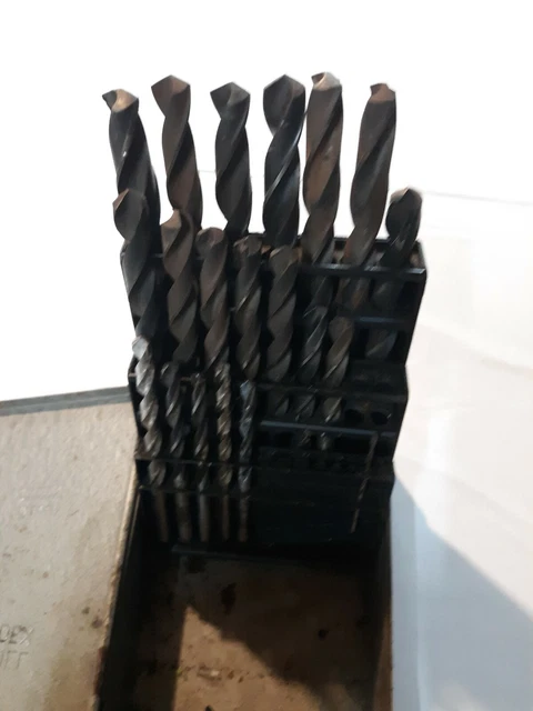 Radnor USA HSS reamer/drill blank set 23 pcs 1/16" to 1/2" in drill index case