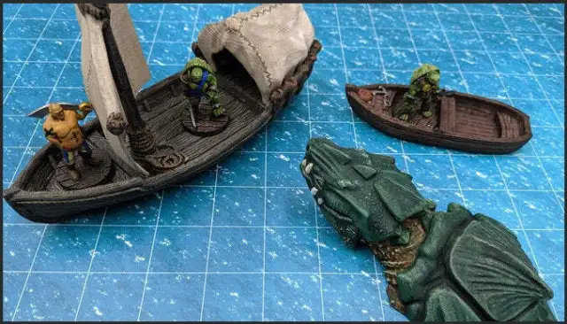 Breaching Dragon Turtle - Depths of the Savage Atoll 15mm 28mm 32mm 42mm Wargami
