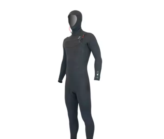 Alder Torch FX 5/4mm Mens Winter Hooded Wetsuit 2024 - Black