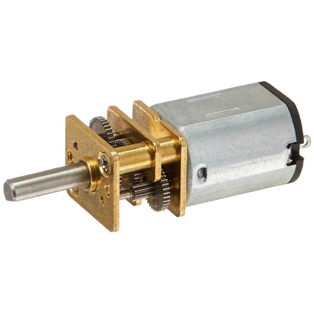 JA12-N20 Modello DC 12V 100RPM Motore Cambio Coppia Argento+Oro W5F6