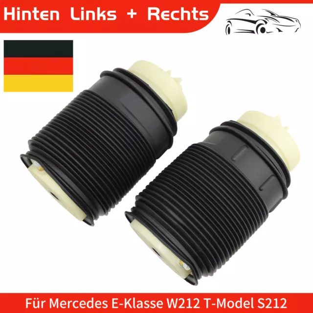 Paar Luftfeder Federbalg Hinten Links + Rechts Für Mercedes-Benz E-Klasse W212 2