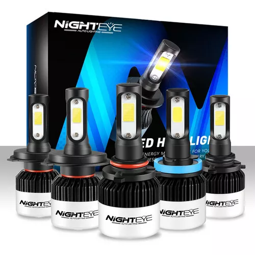 Nighteye H1 H3 H4 H7 H11 9005 9006 LED Autoscheinwerfer Birnen 9000LM Lampen