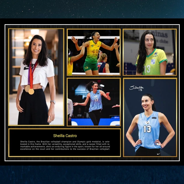 Sheilla Castro,Former volleyball player,Sports Memorabilia Frame