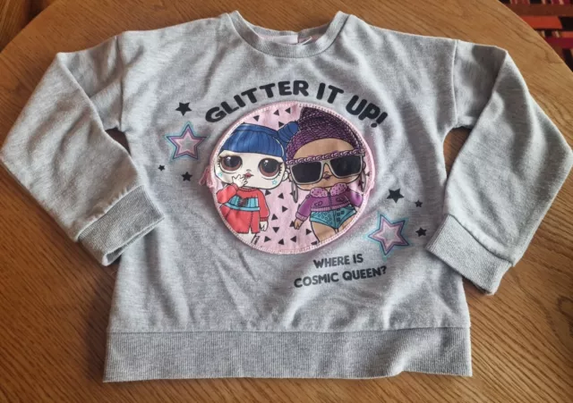 ragazze 5-6 anni LOL Surprise bambole felpa maglione top vestiti invernali next da