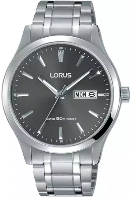 Lorus Gents Stainless Steel Bracelet Watch 40mm Water Resistant RXN35DX9