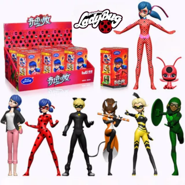  P.M.I. Miraculous Ladybug Stamps for Kids, 12 Miraculous  Ladybug Stampers Out of 16 Collectibles in 1 Pack