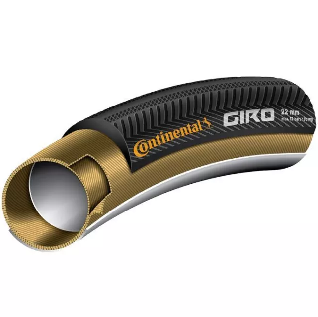 Continental Giro Tubular Tyre (Tan Wall, 700 x 22c)—AUS STOCK—Glue On Single 28"