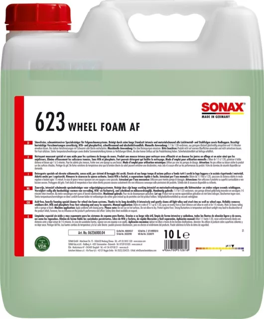 Sonax 06236000 Wheelfoam AF 10l #S623600