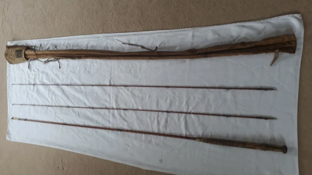 Canne à Mouche Hardy – Gold Medal Palakona #5 (bambou, 3 Brins, Vintage)
