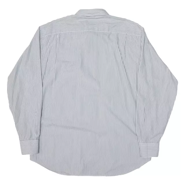 HUGO BOSS MENS Shirt Grey Striped Long Sleeve L £21.99 - PicClick UK