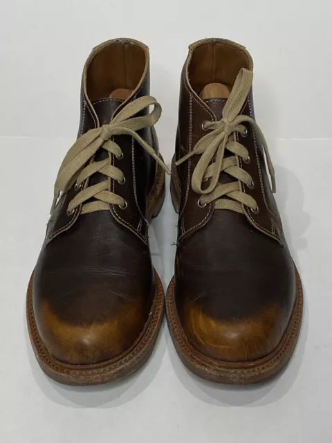 ALLEN EDMONDS ODENWALD Leather Boots Size 8.5