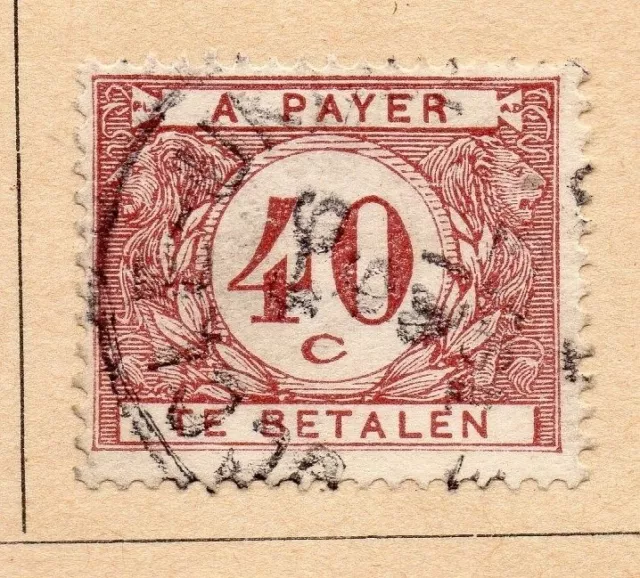 Belgium 1922-23 Early Issue Fine Used 40c. 214038