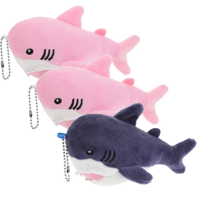 3pz Ciondolo Portachiavi Peluche Squalo Zaini Ciondolo Estetico Imbottito Animale