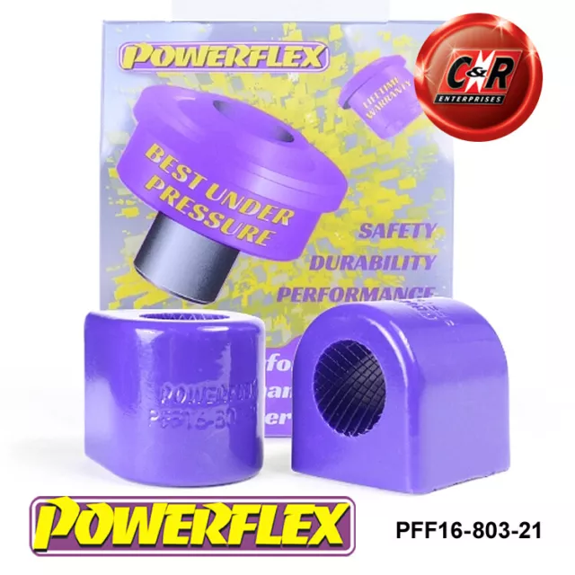 Powerflex FrRoll Boccole Barra 21mm Per Fiat Panda Gen 3 312/319 12-16 PFF16-803-21