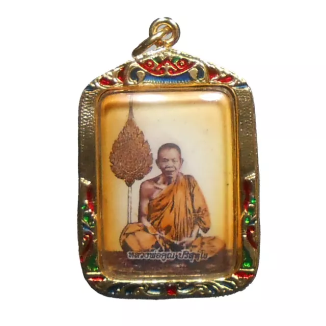 Beautiful Old Lp Koon Thai Buddha Amulet Real Rare !!!