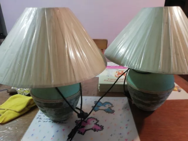 Antic line créations - Lampes de chevet homme femme (lot de 2) -  Distriartisan