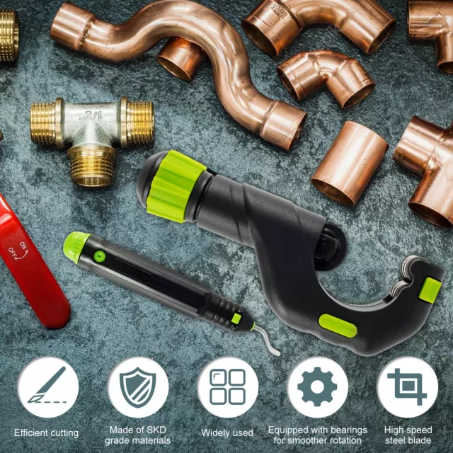 Portable Copper Pipe Cutter Tube Cutting Tool for Brass Plastic Pipe 5-50mm ☚