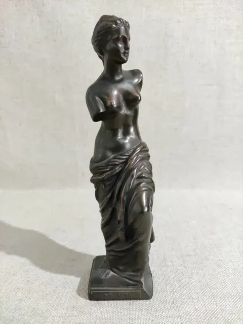 Statua di Venere di Milo in bronzo vintage della Grecia