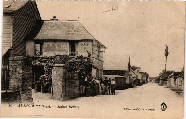 CPA AK ABANCOURT OISE - Maison Helluin (424329)
