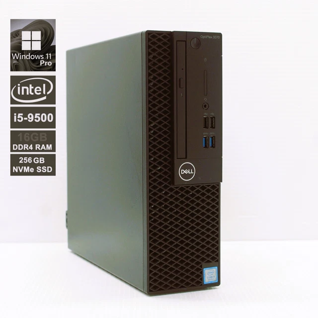 PC DELL Optiplex 3010 MT – G2020, 16Go RAM, 1To, HDMI, Windows 10, Wifi