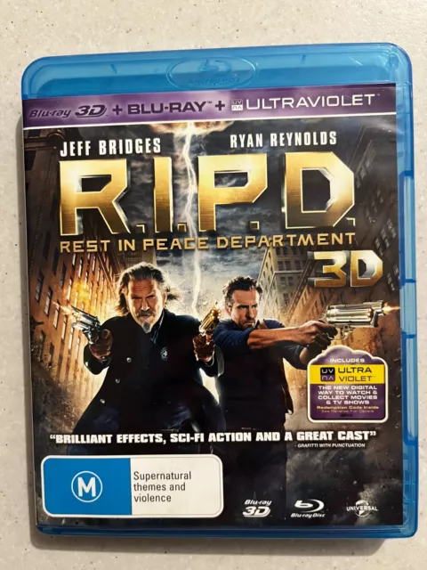 REST IN PEACE Department RIPD 3D 2D Blu-ray Region B Jeff Bridges Ryan  Reynolds $16.00 - PicClick AU