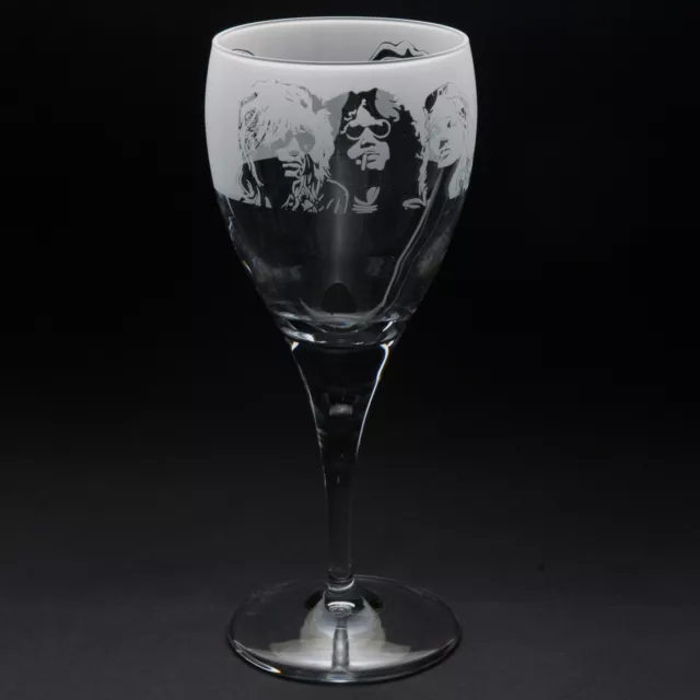 Guns N' Roses | Crystal Wine Glass | Engraved | Gift | Present