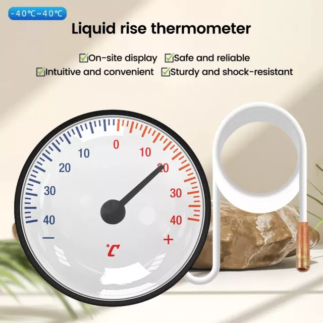 Capillary Tube Dial Thermometer for Accurate Water Temperature Measurement