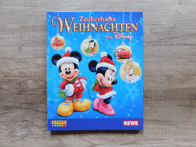 SAMMELALBUM, ZAUBERHAFTE WEIHNACHTEN mit Disney, 2012, REWE, teilweise ...