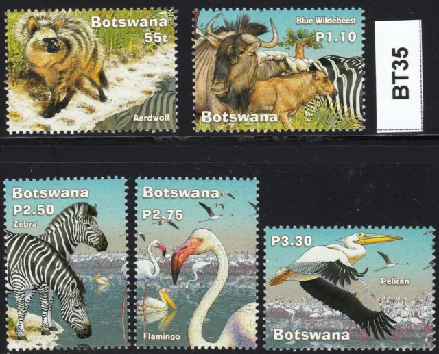 Botswana 2002 Wetlands III / Feuchtgebiete, set MNH ** Michel-Nr 766-770 BT35