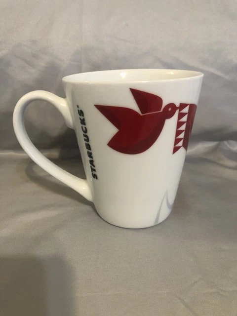 Starbucks Collectible Coffee Mug 2012 Red Fox Christmas Winter Scene