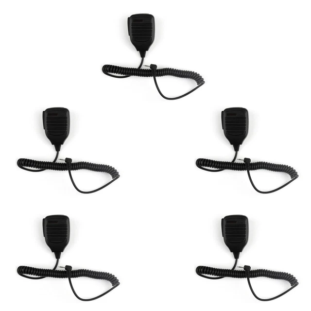 5Pcs T6200-21 1 Pin 2.5mm Handheld Speaker Mic For  RADIO T6500 FR50/60 T07 USA