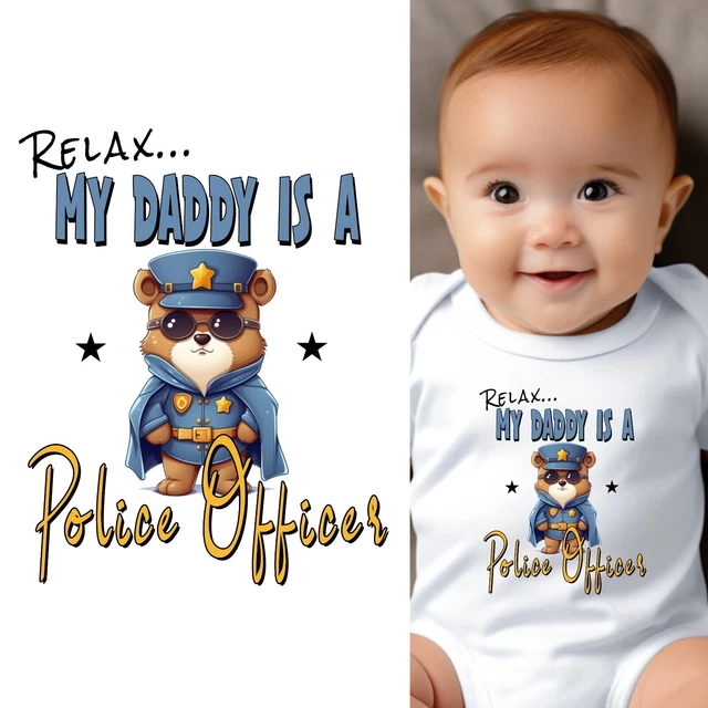 Baby Bodysuit BELLA CANVAS Baby Proud Son Of A Firefighter Infant Bodysuit Dad Daddy Fireman