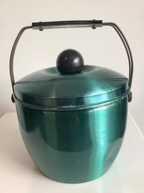 Vintage Novo Green Anodised Ice Bucket
