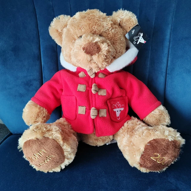 JOHN LEWIS COLLECTORS Teddy Bear Soft Toy 2006 with TAGS Christmas Reindeer Red £15.99 PicClick UK
