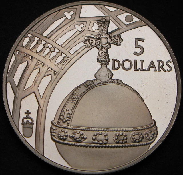 SOLOMON ISLANDS 5 Dollars 2002 Proof - Silver .925 - The Sovereign's Orb - AA ¤