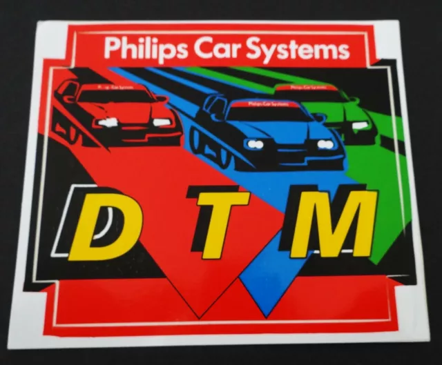 Werbe-Aufkleber Philips Car Systems DTM Tourenwagen Oldtimer 90er