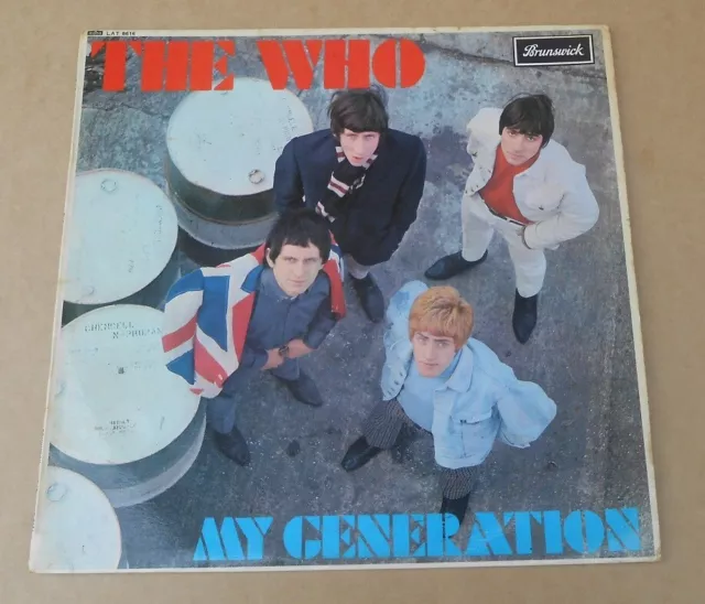 The WHO -- My Generation -- BRUNSWICK 1965 UK MONO Mod LP 1st Press