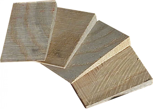 Coins en Bois Ensemble Cale Bois pour Poignées Manche de Marteau 4 Pièce