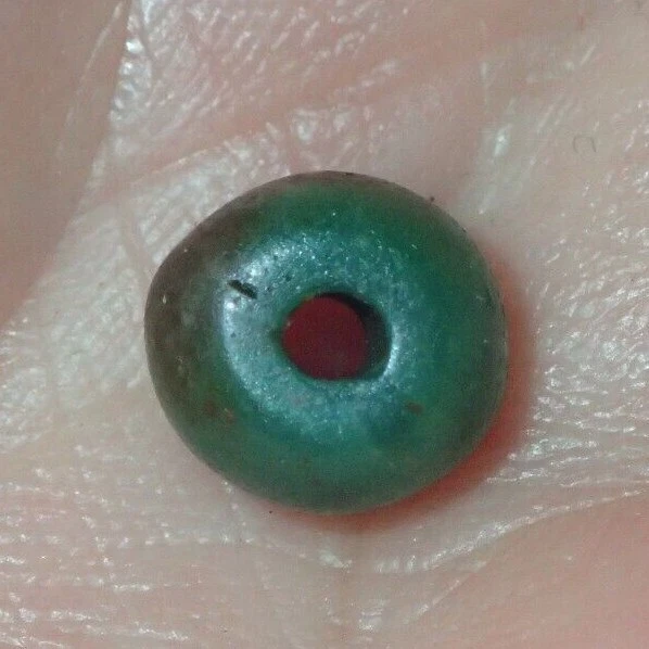 8mm Ancient Egyptian Amarna Glass bead, 3300+ Years Old, #4950 8mm Ancient Egyptian Amarna Glass bead, 3300+ Years Old, #4950
