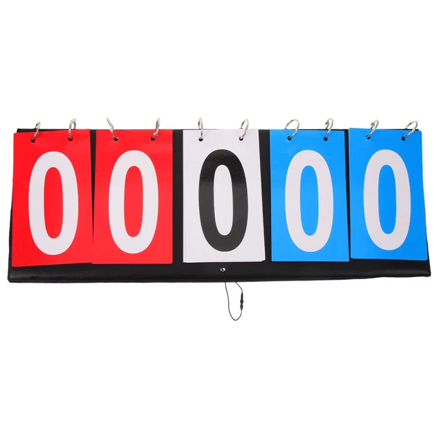 Tableau Score Sport Pliable KLYNGTSK - Football, Tennis, Basket (36.4x16.3cm)