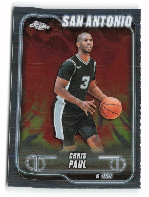2024-25 TOPPS CHROME #162 Chris Paul San Antonio Spurs $3.65