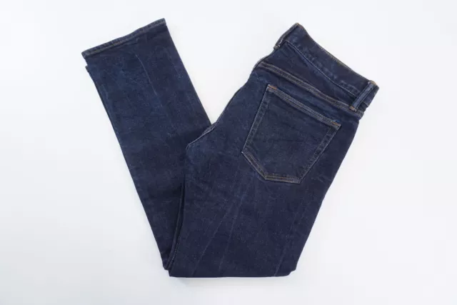 GAP Men's Jeans Pants W31 L30 Blue Dark Blue Stonewashed Straight Slim Denim