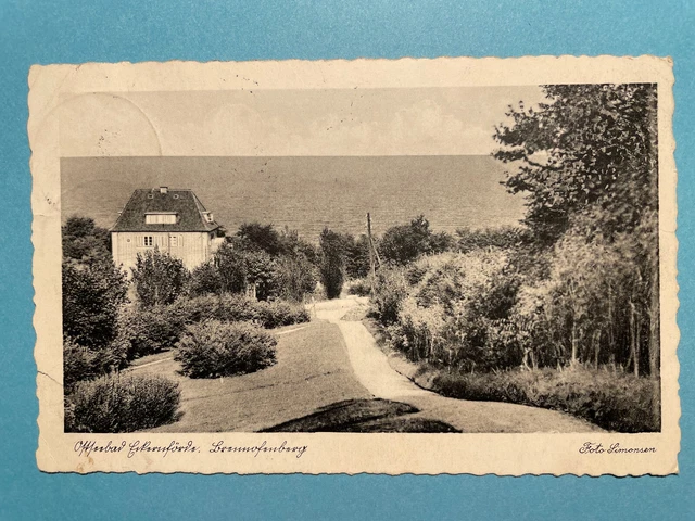 Alte AK von Ostseebad Eckernförde, Brennofenberg, gelaufen 1936
