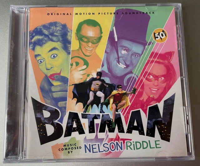 Nelson Riddle Cd Collection BATMAN THE MOVIE 1966 (Adam West 50th) Nelson Riddle Soundtrack Score ...