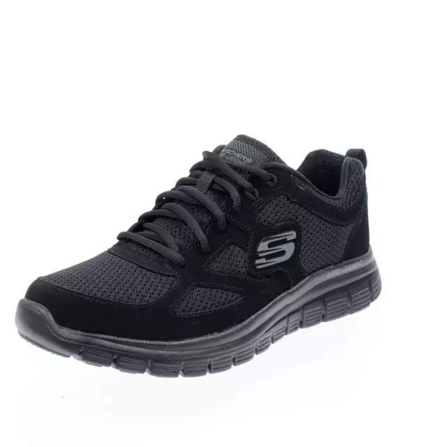 Skechers Burns Agoura - Sneakers Con Memory Foam Nero - Uomo Scarpe Sport