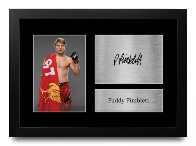 Paddy the Baddy Pimblett UFC Gift Printed Signed Autograph Picture to UFC Fans